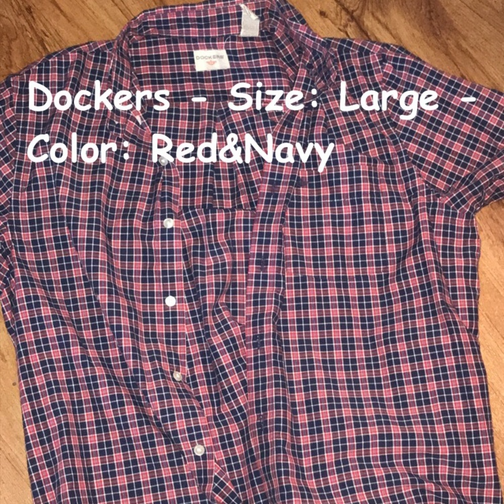 Short Sleeve Button Down Dockers Shirt